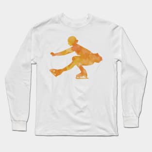 Figure skating (sit spin) Long Sleeve T-Shirt